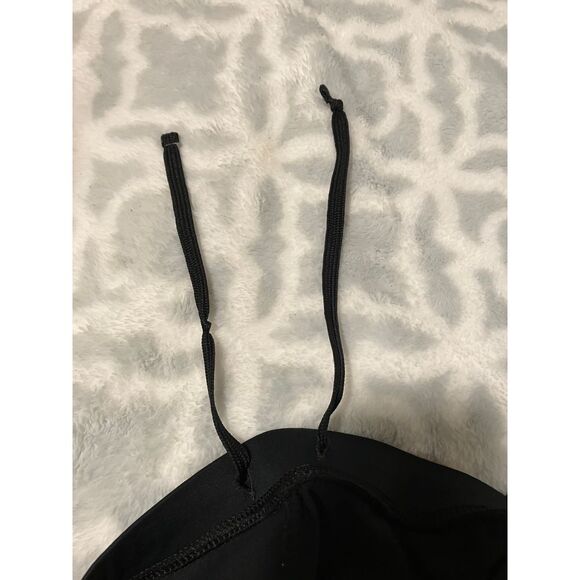 Champion Ruched Black Capri Drawstring Leggings - Picture 3 of 8